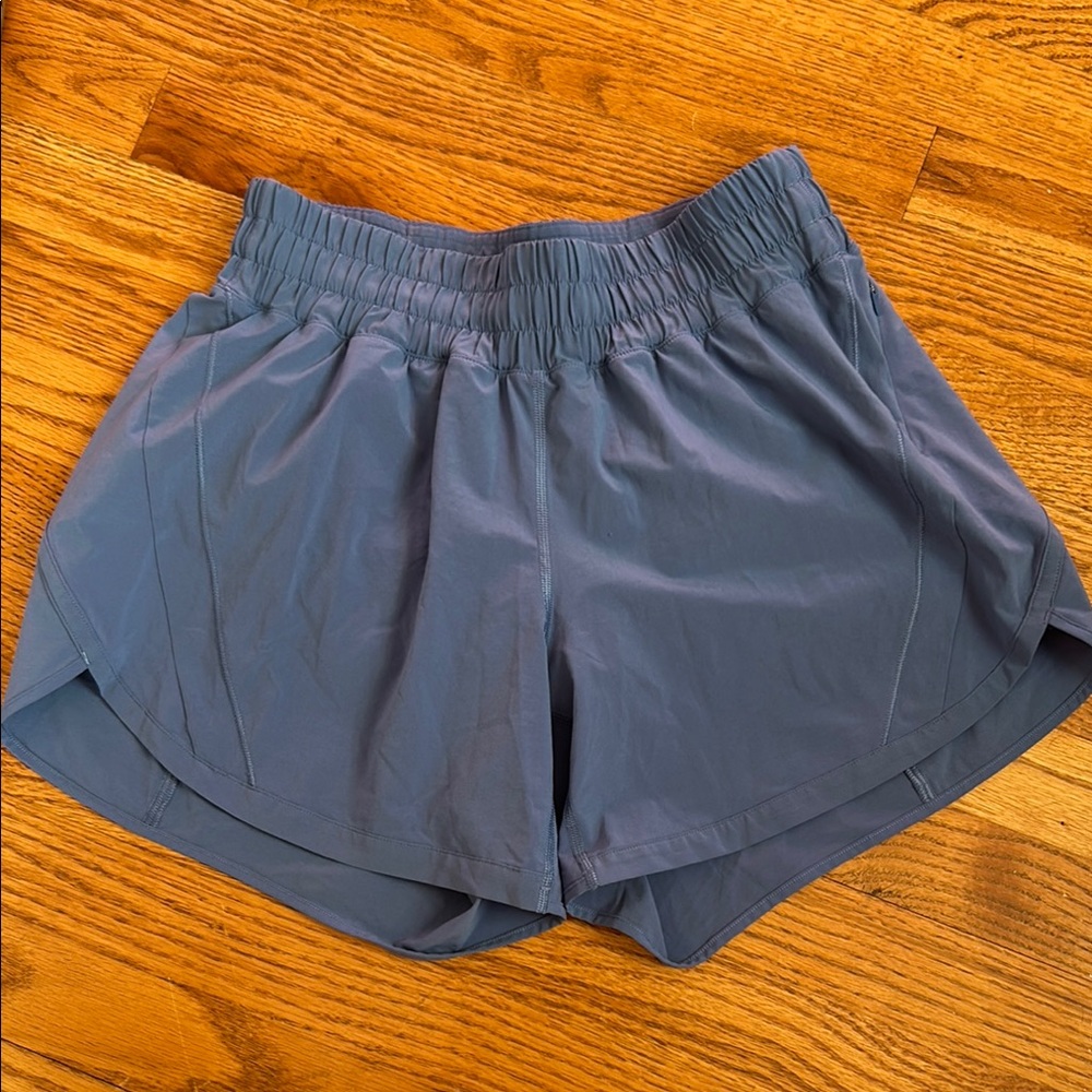 lululemon athletica Slate Blue Running Shorts